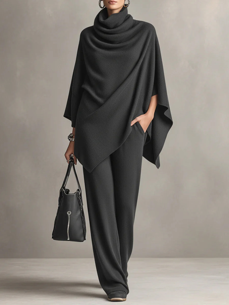 Seraphine™ | Chic Drape Two-Piece Ensemble