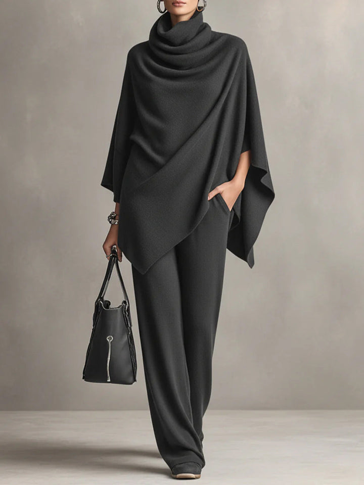 Seraphine™ | Chic Drape Two-Piece Ensemble
