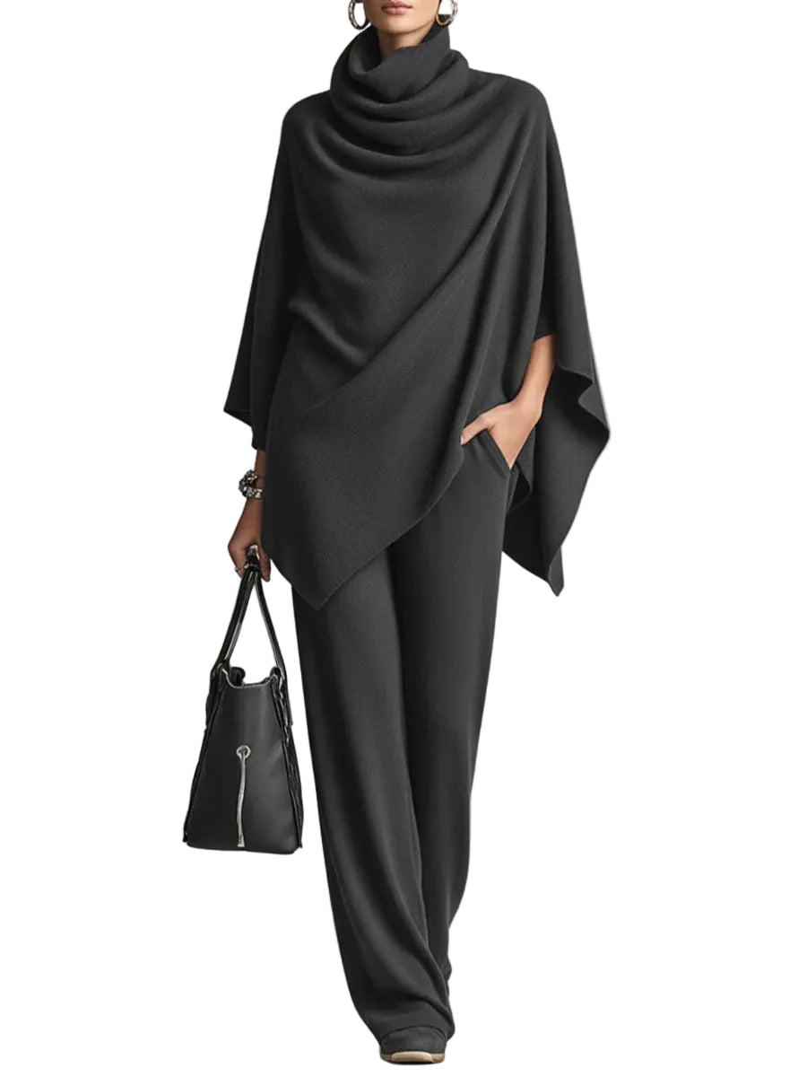 Seraphine | Chic Draped Two-Piece Ensemble