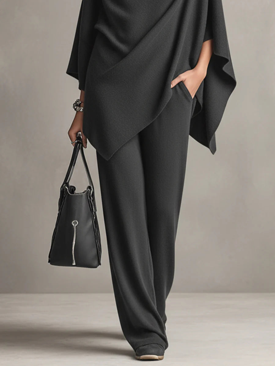 Seraphine™ | Chic Drape Two-Piece Ensemble