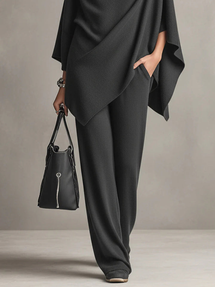Seraphine™ | Chic Drape Two-Piece Ensemble