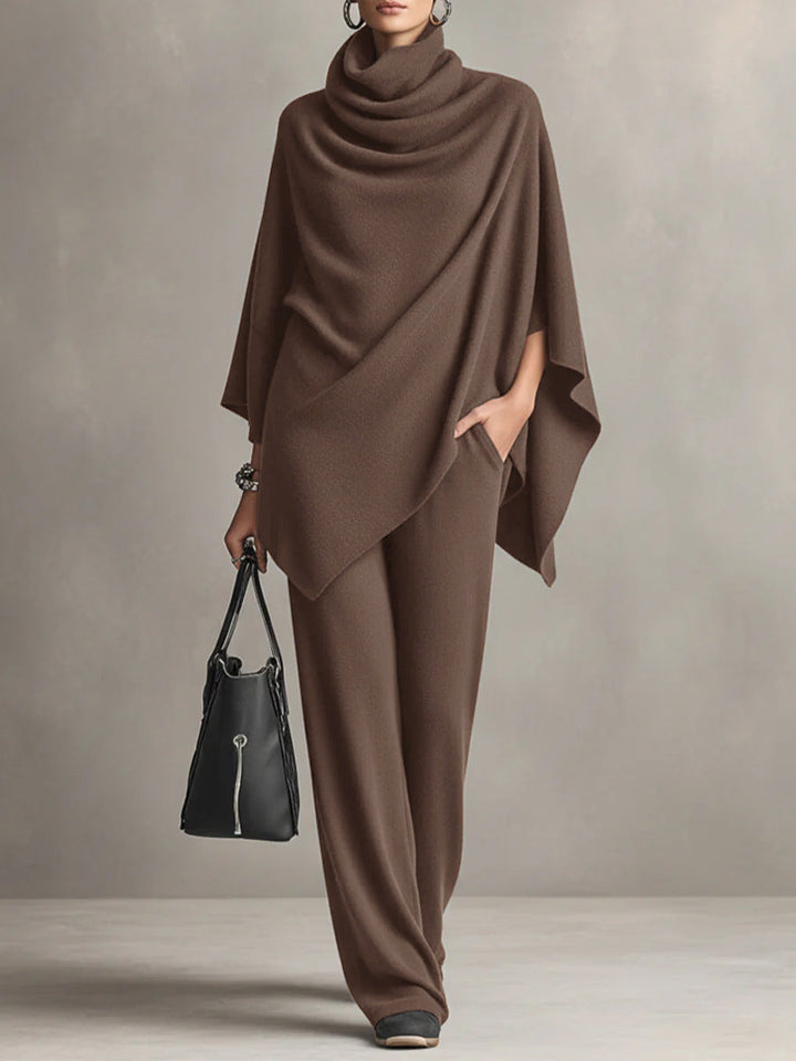 Seraphine™ | Chic Drape Two-Piece Ensemble