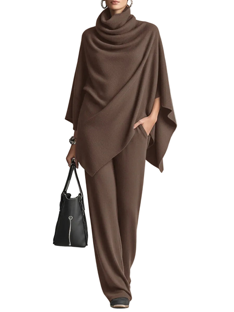 Seraphine | Chic Draped Two-Piece Ensemble