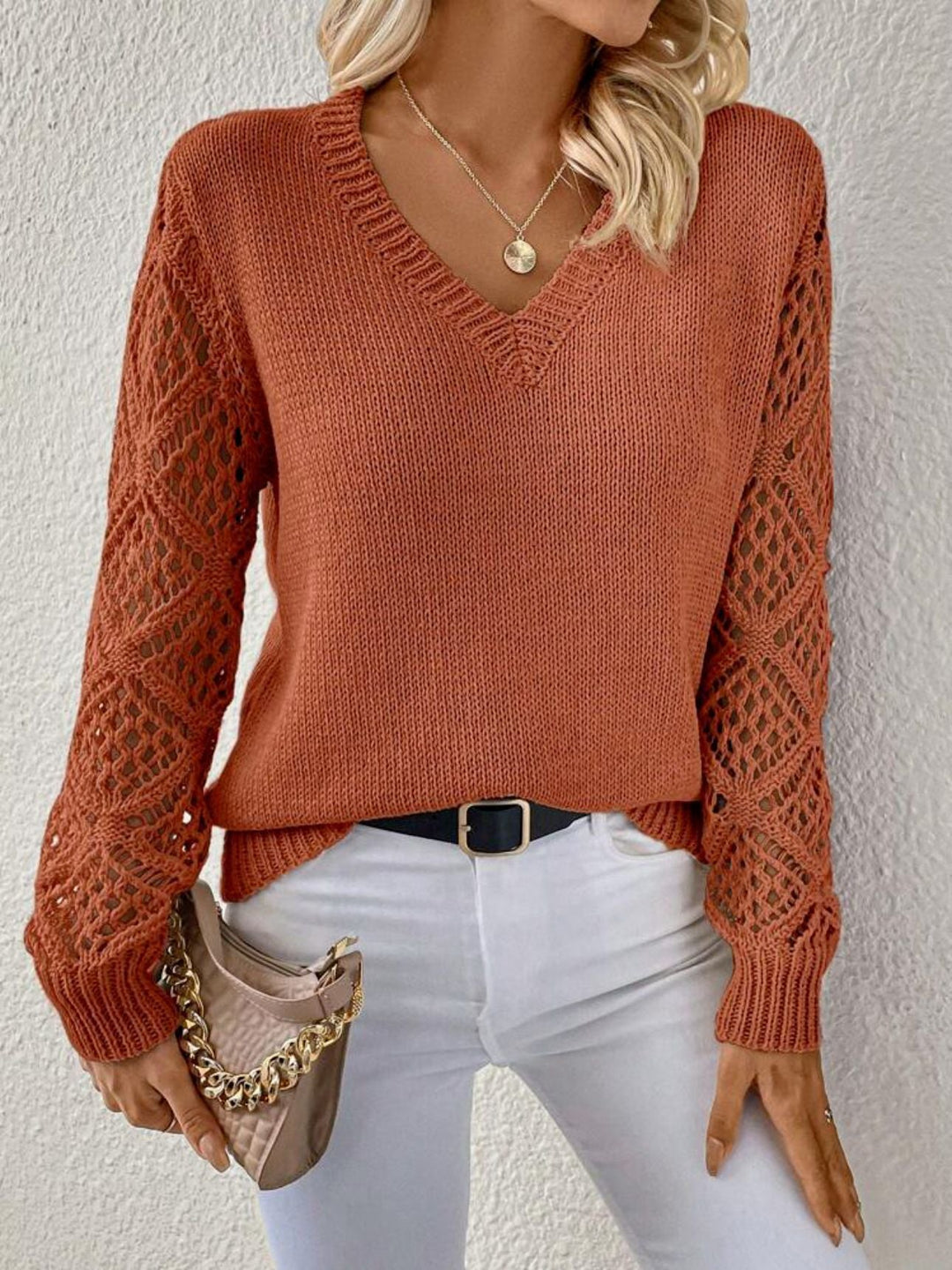 Elizabeth | Cozy V-Neck Sweater