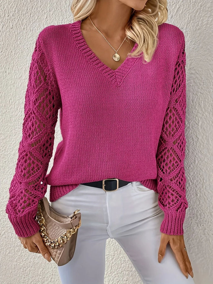 Elizabeth | Cozy V-Neck Sweater