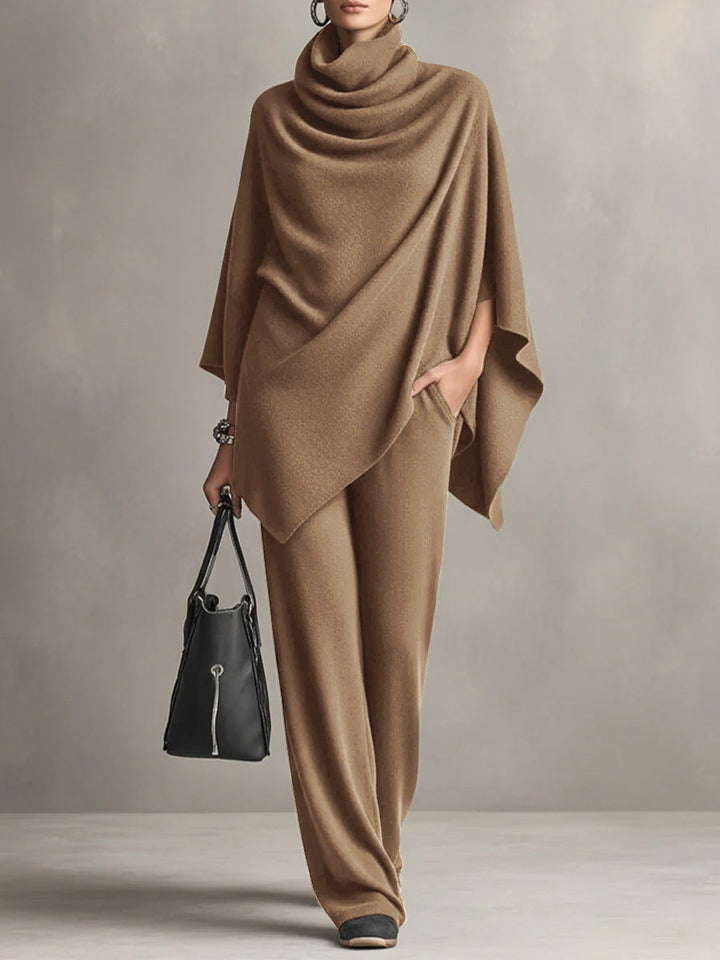 Seraphine™ | Chic Drape Two-Piece Ensemble