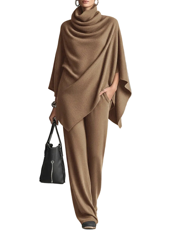 Seraphine | Chic Draped Two-Piece Ensemble