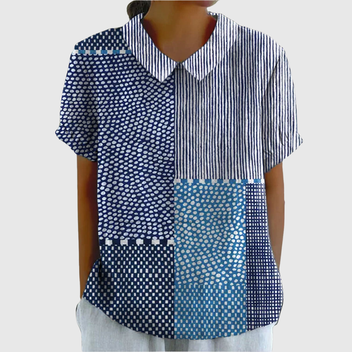 Ella | Patchwork Design Blouse