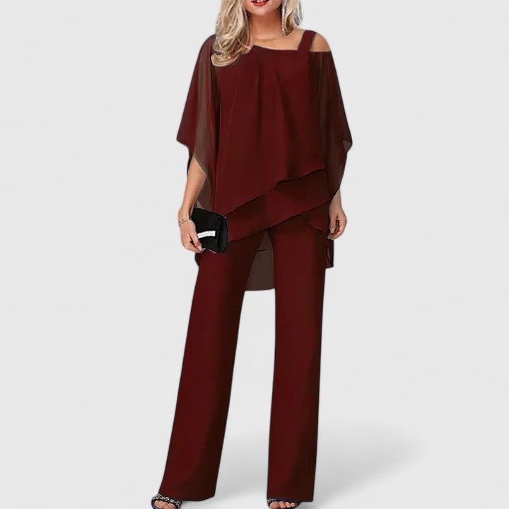 Serenity | Chic Two-Piece Trouser Ensemble