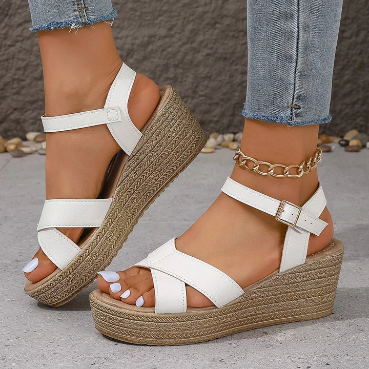Daphnie - Stylish Wedge Sandals