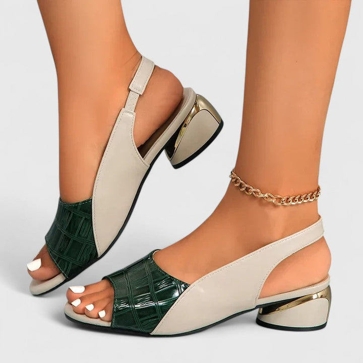 Delphine™ | Chic Leather Sandals