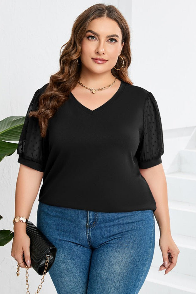 Helena | Elegant V-Neck Blouse