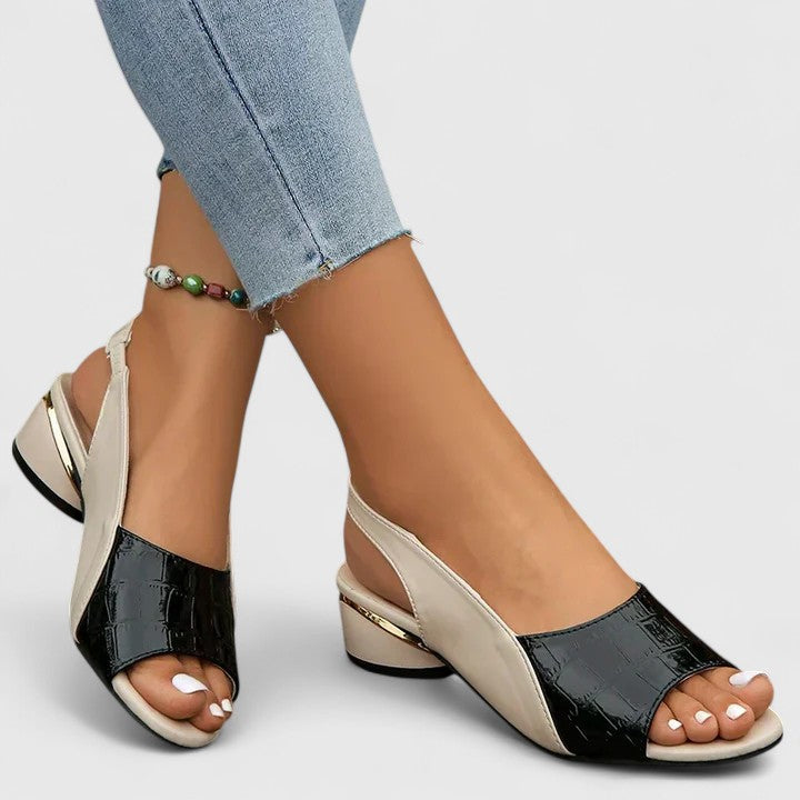 Delphine™ | Chic Leather Sandals