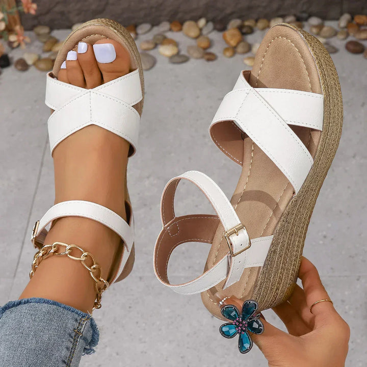 Daphnie - Stylish Wedge Sandals