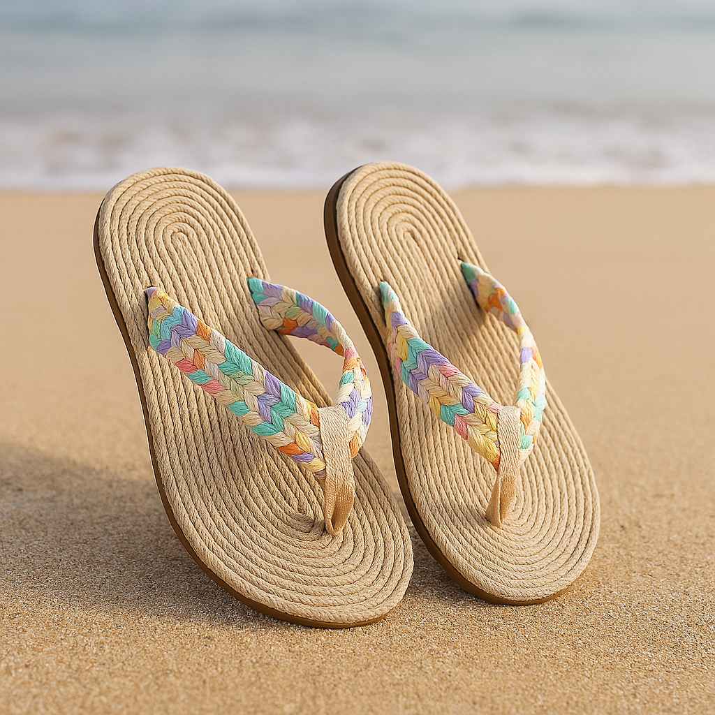 Marina - Woven Flip Flops