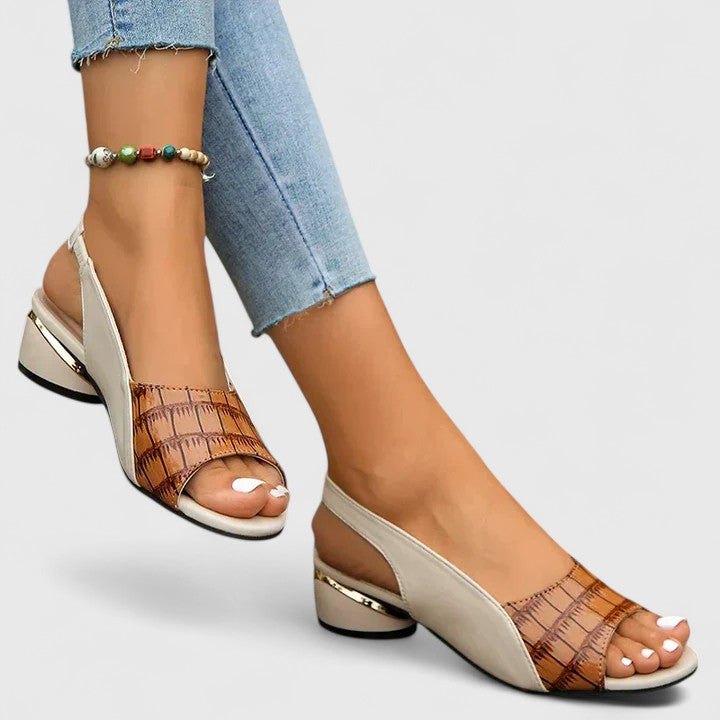 Delphine™ | Chic Leather Sandals