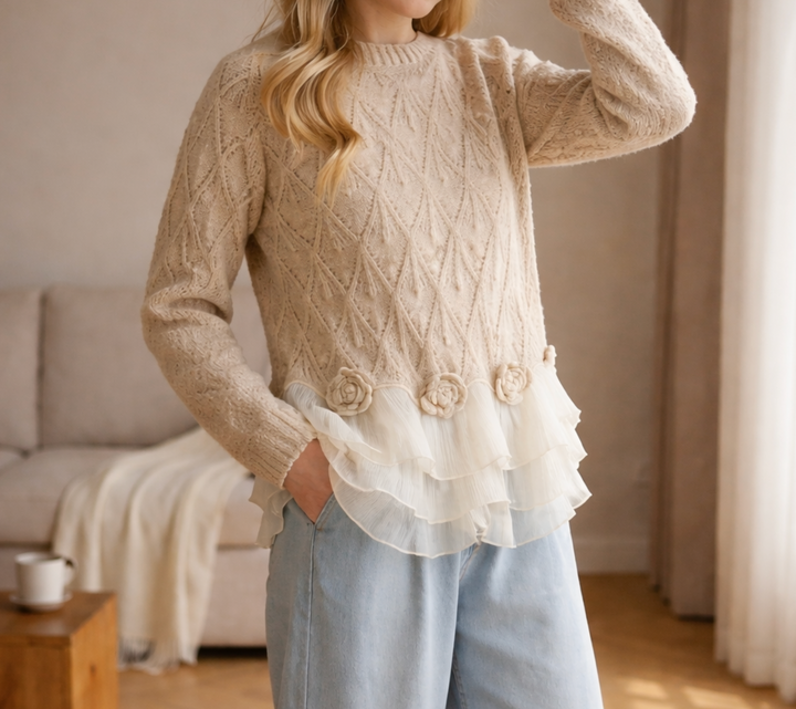Taylor - Ruffled Cardigan™