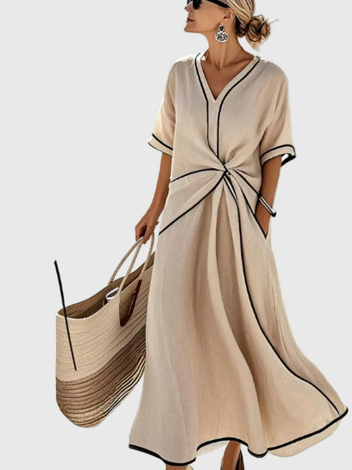Helena | Flowing Coastal Maxi Dress