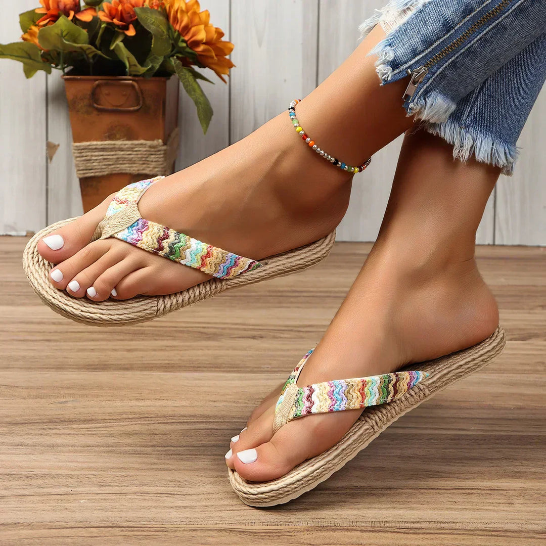 Marina - Woven Flip Flops