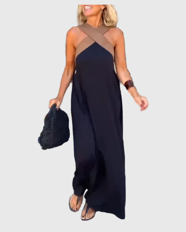 Elena | Elegant Maxi Dress with Flowing Silhouette