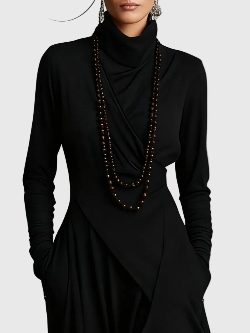 Violet | Long Pleated Maxi Dress