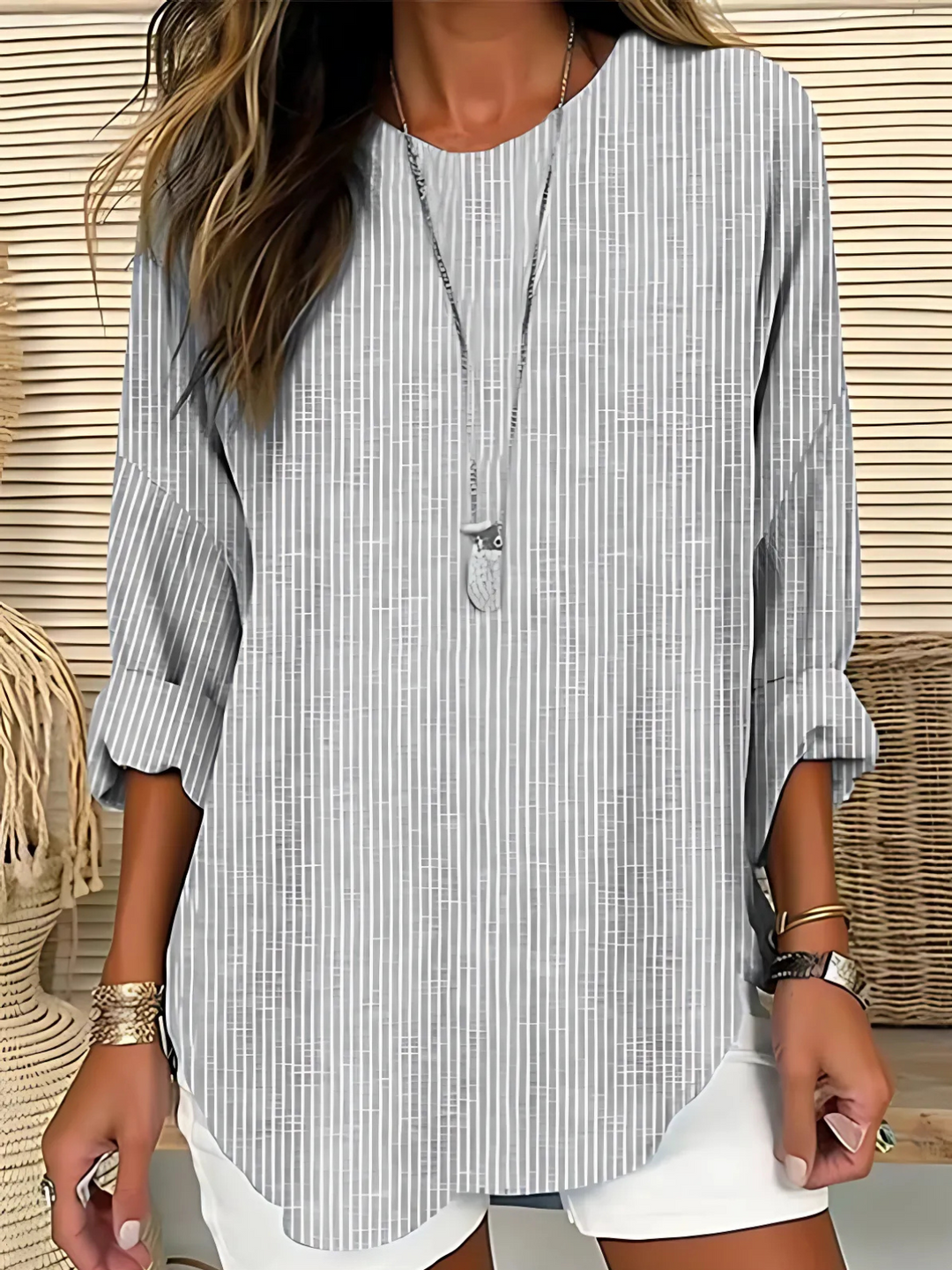 Rhea | Chic Striped Top