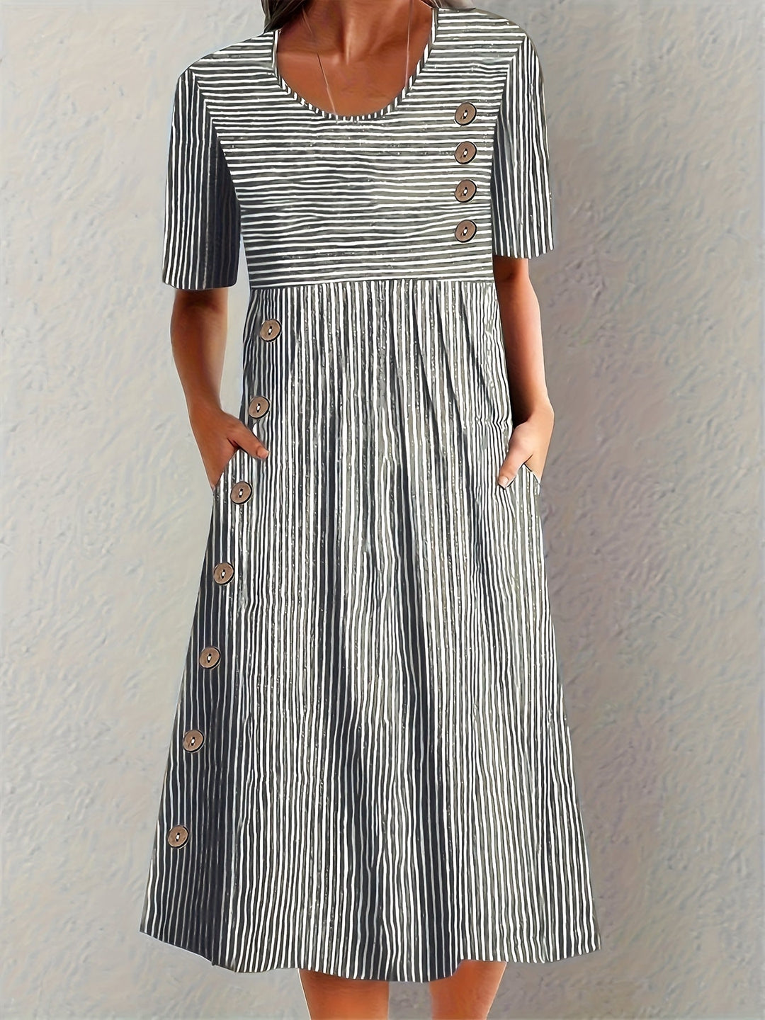 Belle | Summer Striped Dress