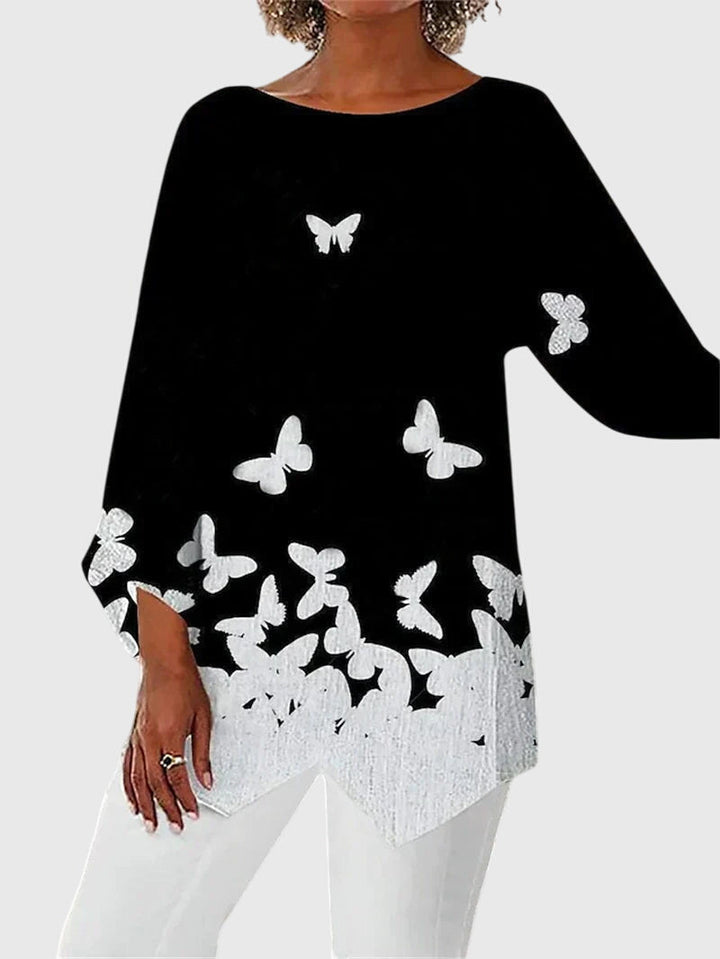 Alayah™ | Stylish Crew Neck Blouse