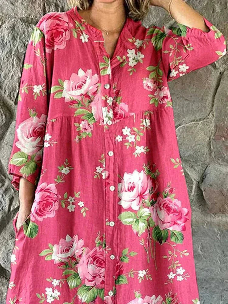 Nira | Floral Artistry Dress