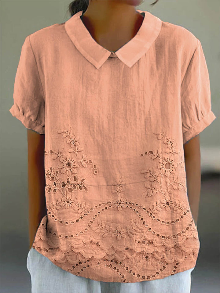 Lily | Embroidered Floral Blouse