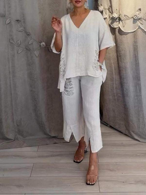BIANCA | Chic Two-Piece Summer Ensemble for Sunny Days