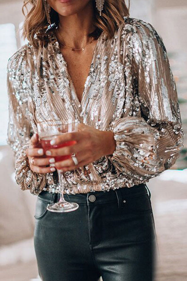 Sierra - Elegant Glam Blouse