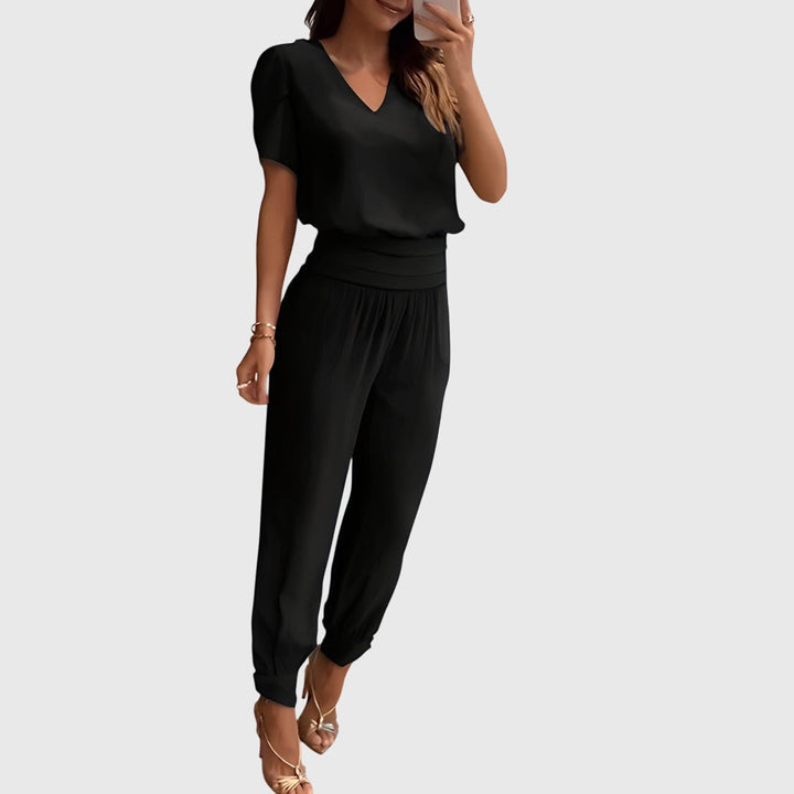 Jennifer | Chic Blouse and Trousers Ensemble