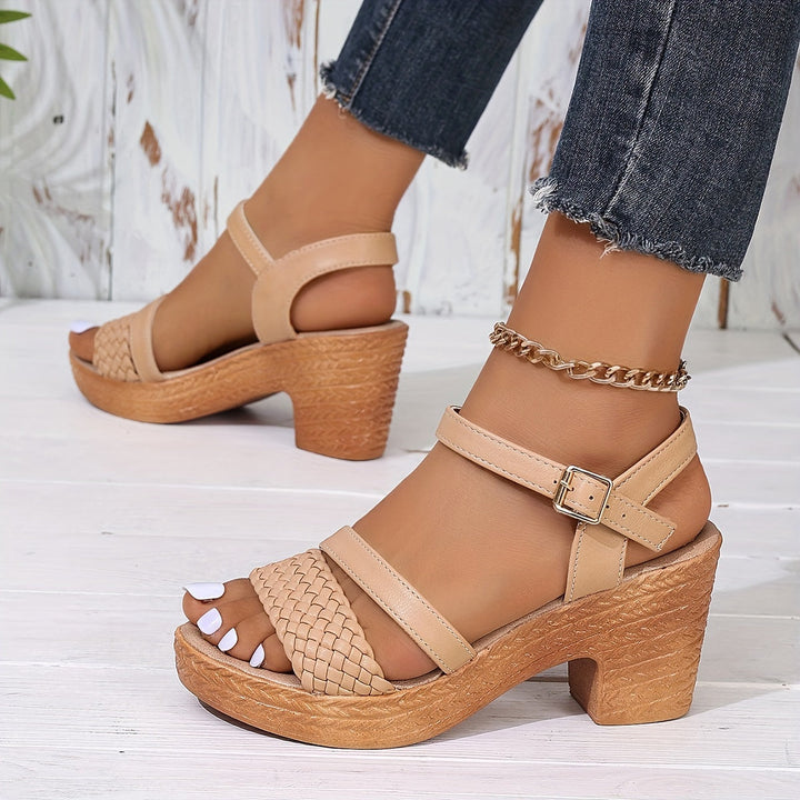 Haven - Woven Strappy Sandals