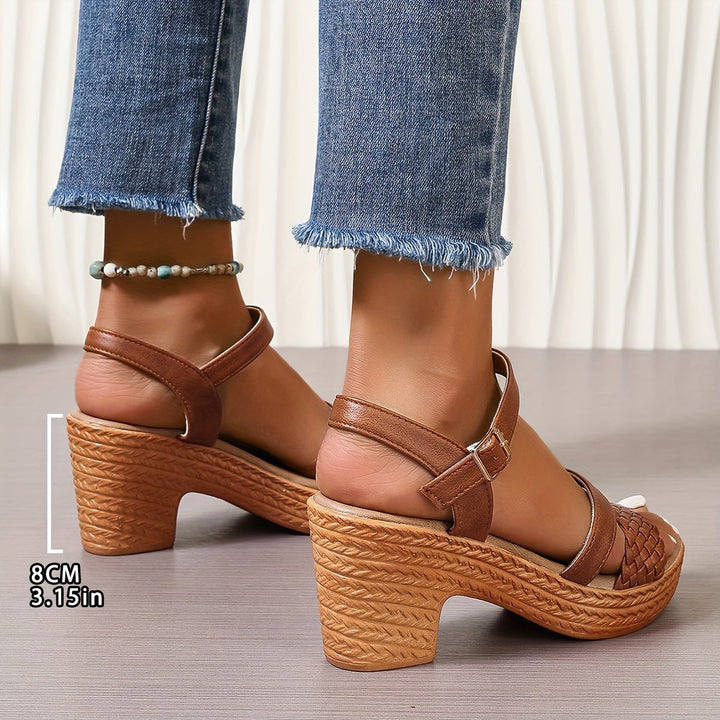 Haven - Woven Strappy Sandals