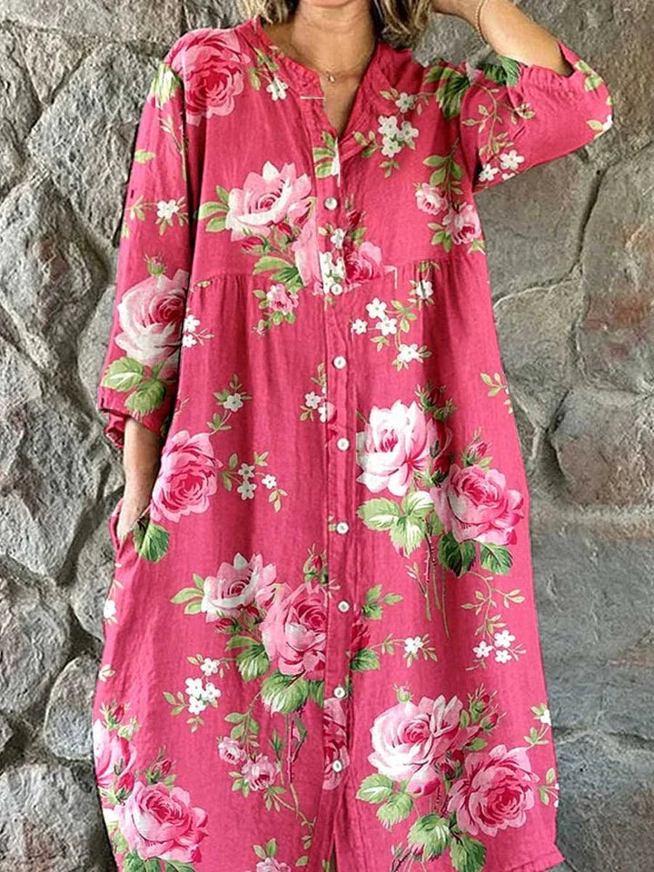 Floral Art Dress by Maddie