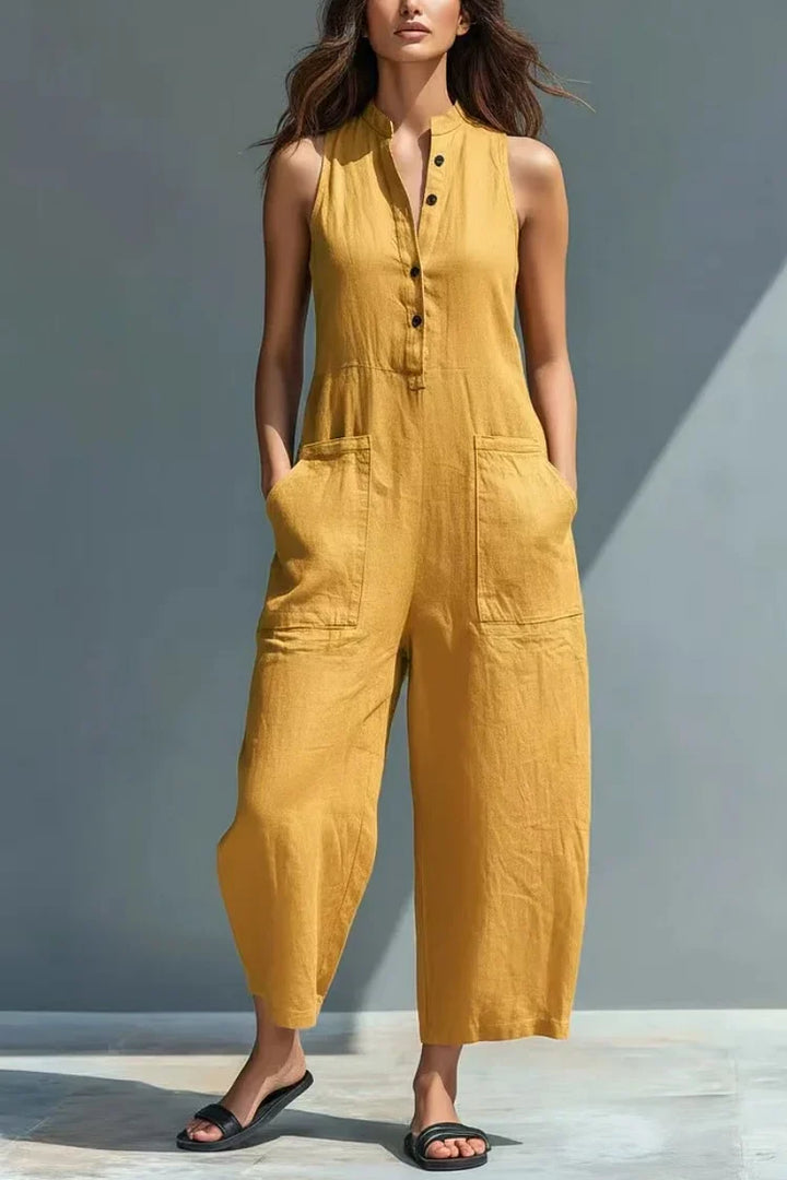 Cheryl | Sophisticated Linen Jumpsuit