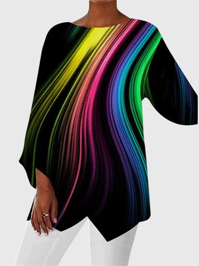 Alayah™ | Stylish Crew Neck Blouse