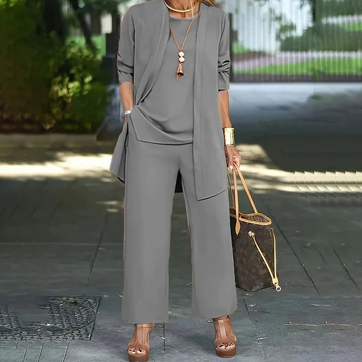 Kaevia | Relaxed Fit 3-Piece Lounge Ensemble