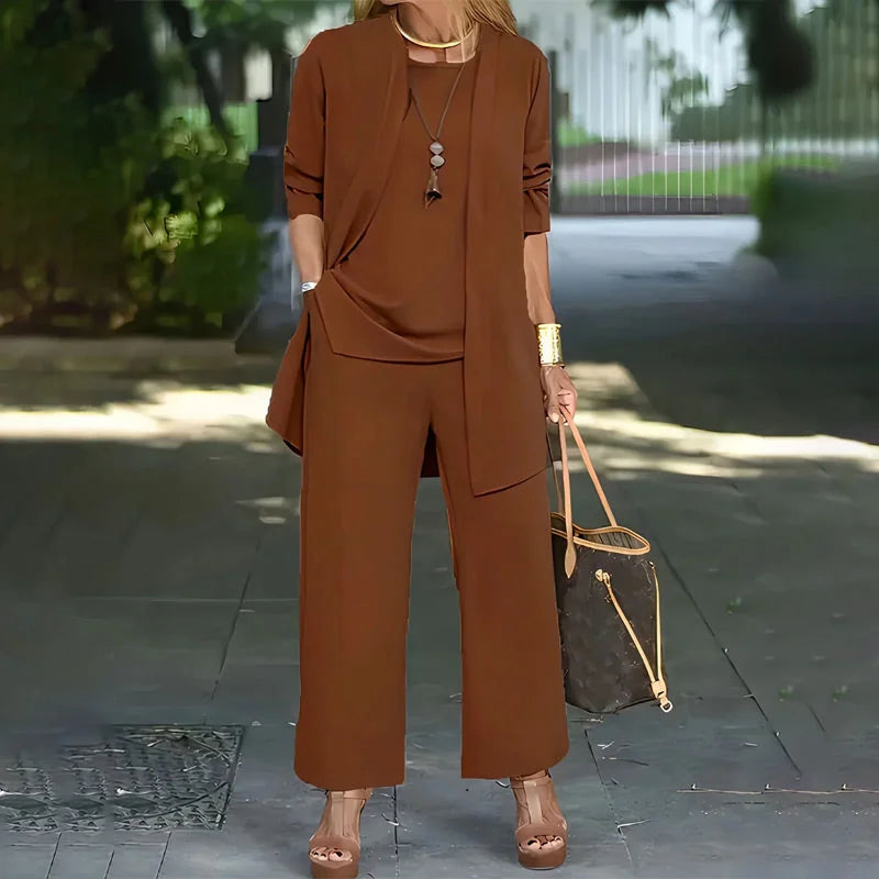 Kaevia | Relaxed Fit 3-Piece Lounge Ensemble