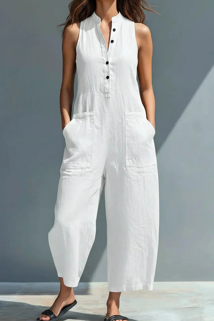 Cheryl | Sophisticated Linen Jumpsuit