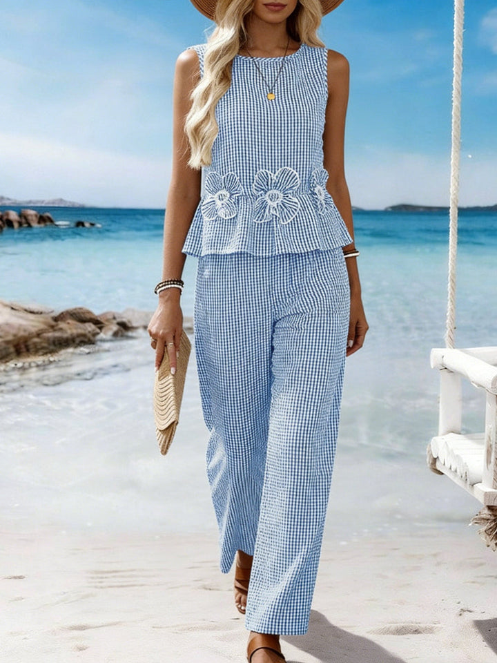 Megan | Chic Gingham Ensemble