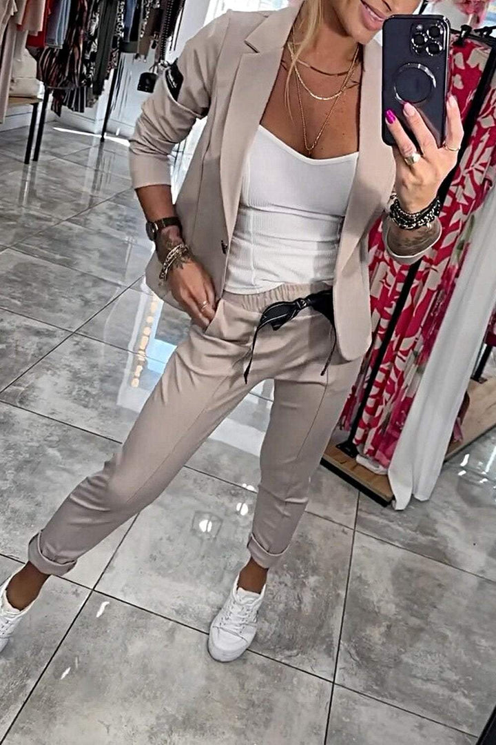 Fenna™ | Women's Relaxed Solid Color Two-Piece Outfit