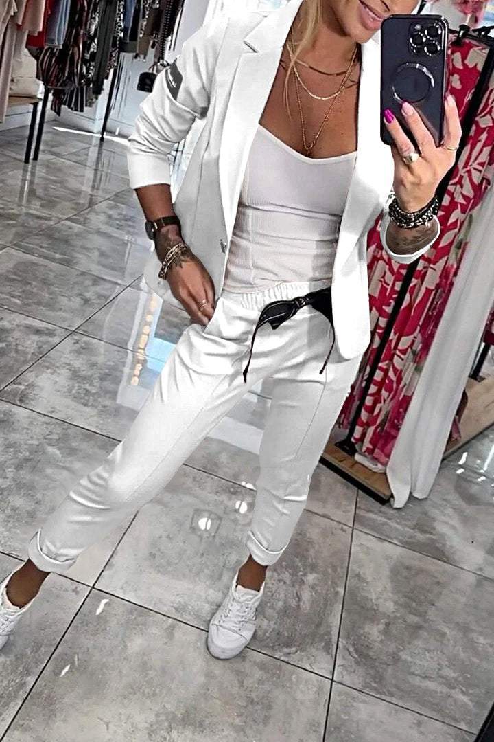 Fenna™ | Women's Relaxed Solid Color Two-Piece Outfit