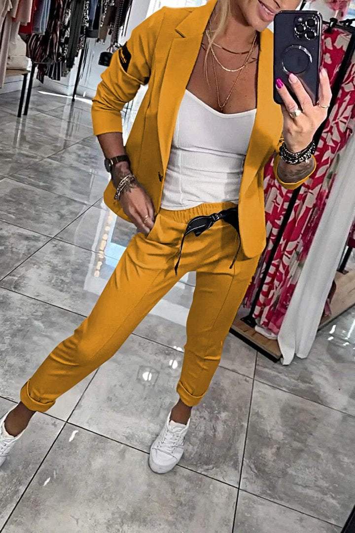 Fenna™ | Women's Relaxed Solid Color Two-Piece Outfit