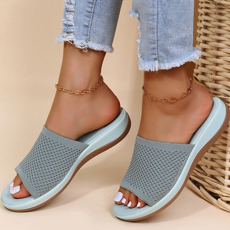 Elara | Comfortable Knit Orthopedic Sandals
